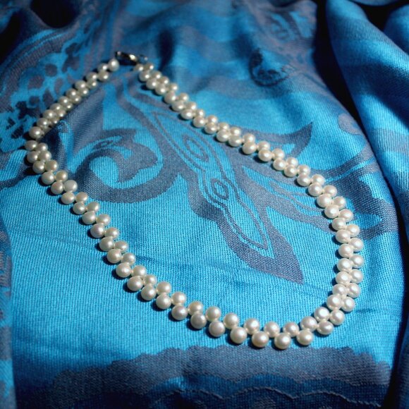 Genuine100% Real Fresh Water Pearl Necklace - Picture 3 of 8